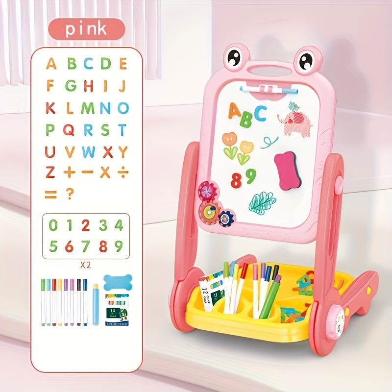 Kinder Tekenbord Magnetisch – Dubbelzijdig Schoolbord met Letters