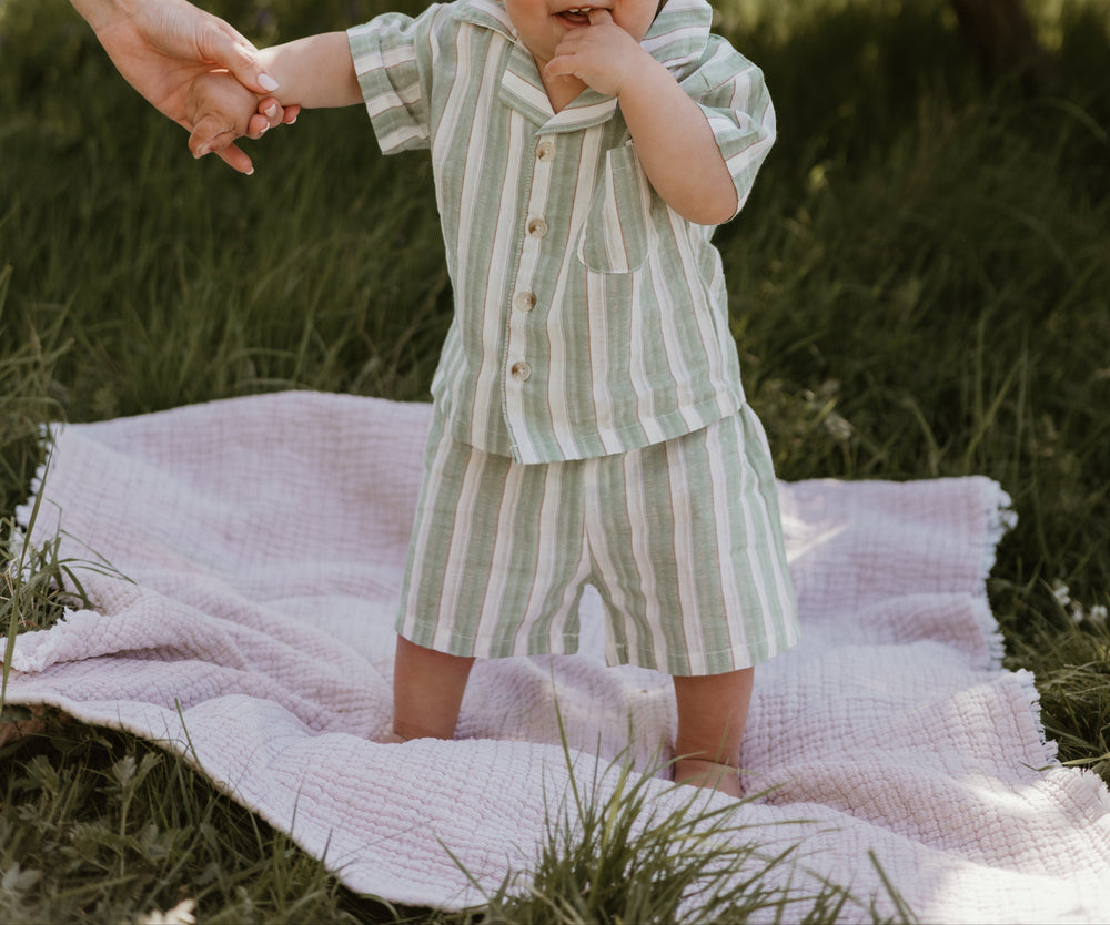 Baby Setje Zomer – Shirt & Short Katoen (0-3 Jaar)