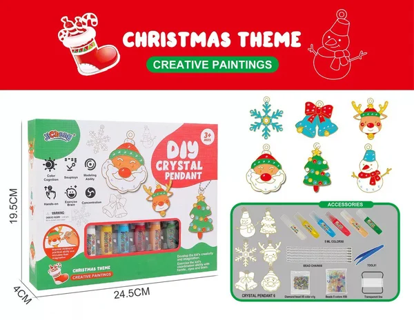 Kerst Diamond Painting Set – Complete Diamond Art Knutselset 30x30 cm
