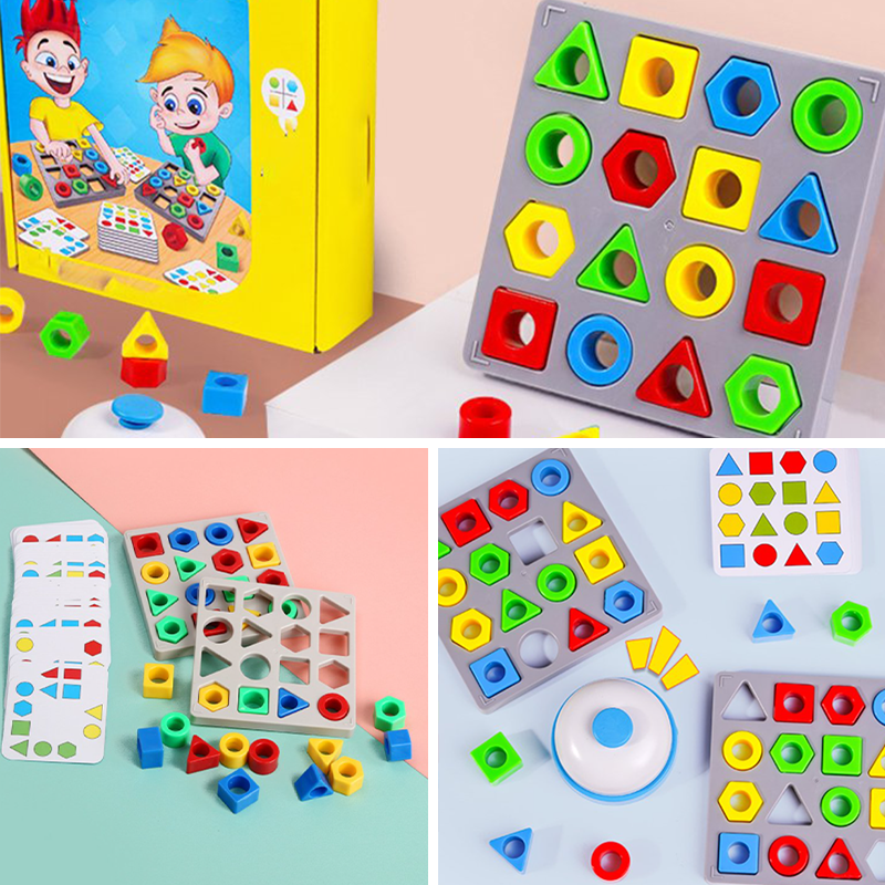 Educatieve Vormblokjes voor Peuters – Leer Vormen & Kleuren met Bouwspel