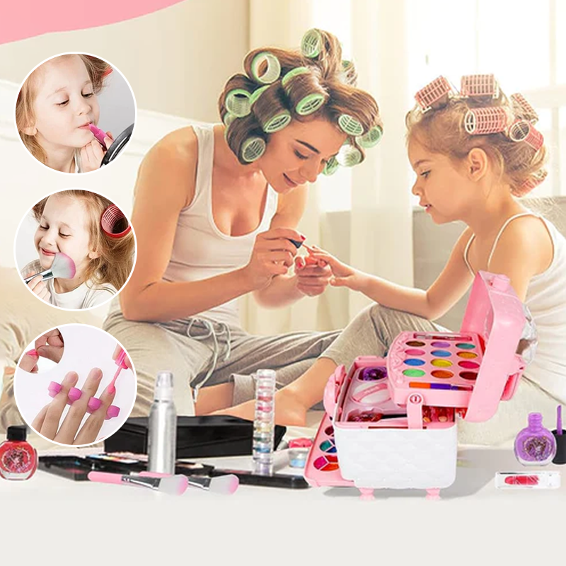 Kinder Make-up Set Afwasbaar – Veilige Beautyset voor Meisjes