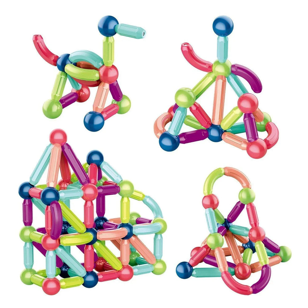 Magnetische Bouwblokken voor Kinderen – Educatief Magnetisch Speelgoed in 72/108/136 Stuks