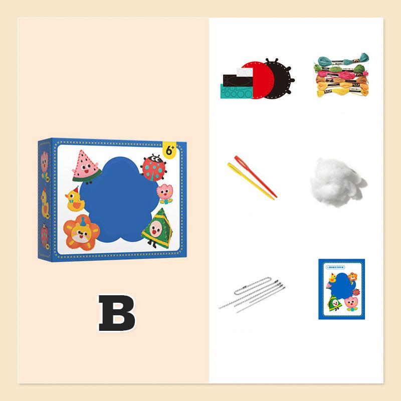 Creatieve Naaikit voor Kinderen – Complete Dieren Knutselset met Garen & Naalden (5+ jaar)