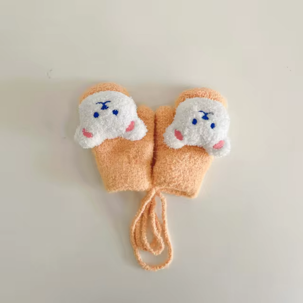 LittleCub Mittens – Warme en Schattige Gebreide Baby- & Peuterwantjes met Berenmotief voor Herfst en Winter