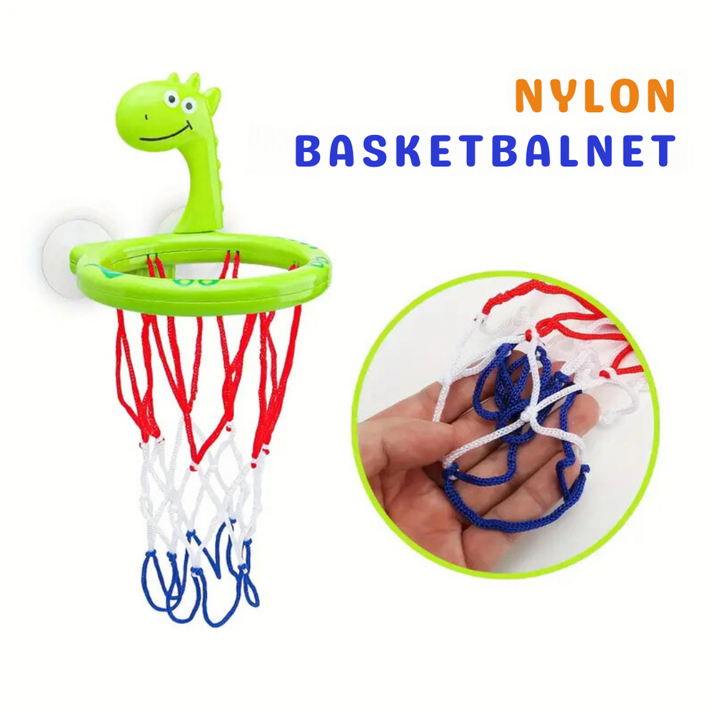 Badspeelgoed Basketbal Set – Dino Hoop met Ballen (3+)