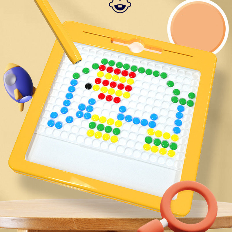 Magnetisch Tekenbord voor Kinderen – Groot Educatief Tekenspel met Stylus en Patroonkaarten