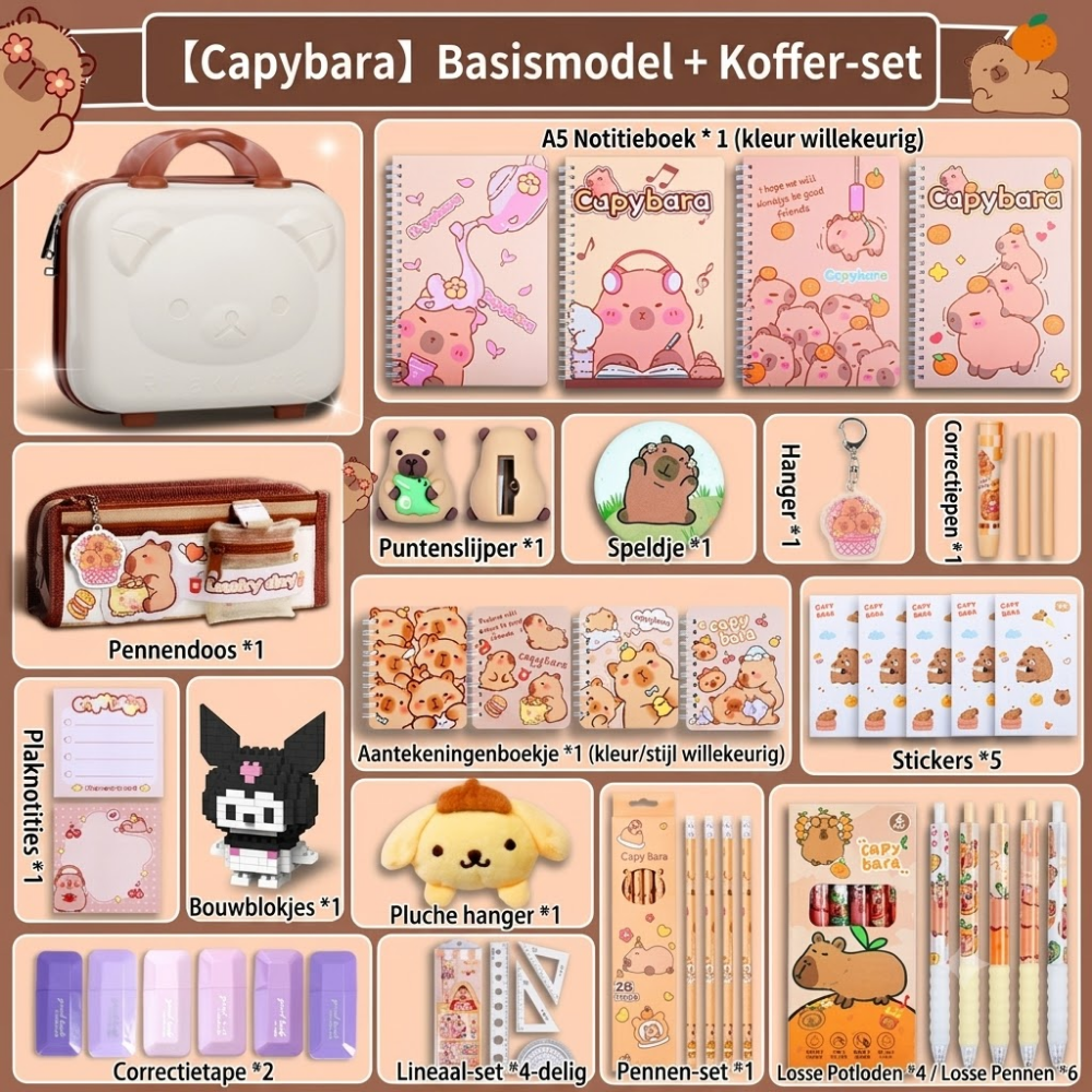 Complete schoolspullen-cadeauset voor kinderen