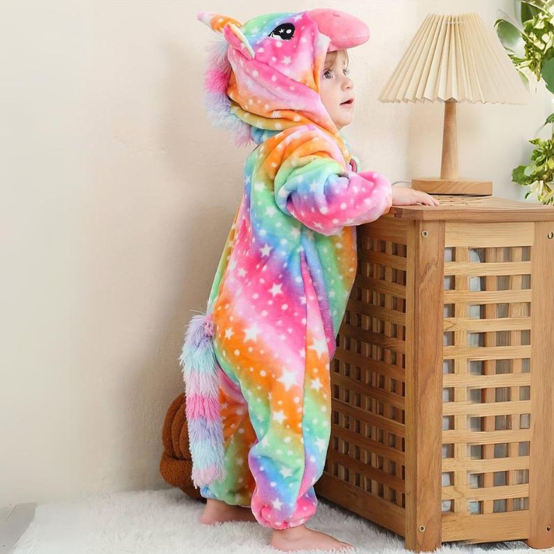 KleinWild Baby Peuter Kind Jumpsuit Dierenthema – Zacht, Veilig & Perfect Cadeau