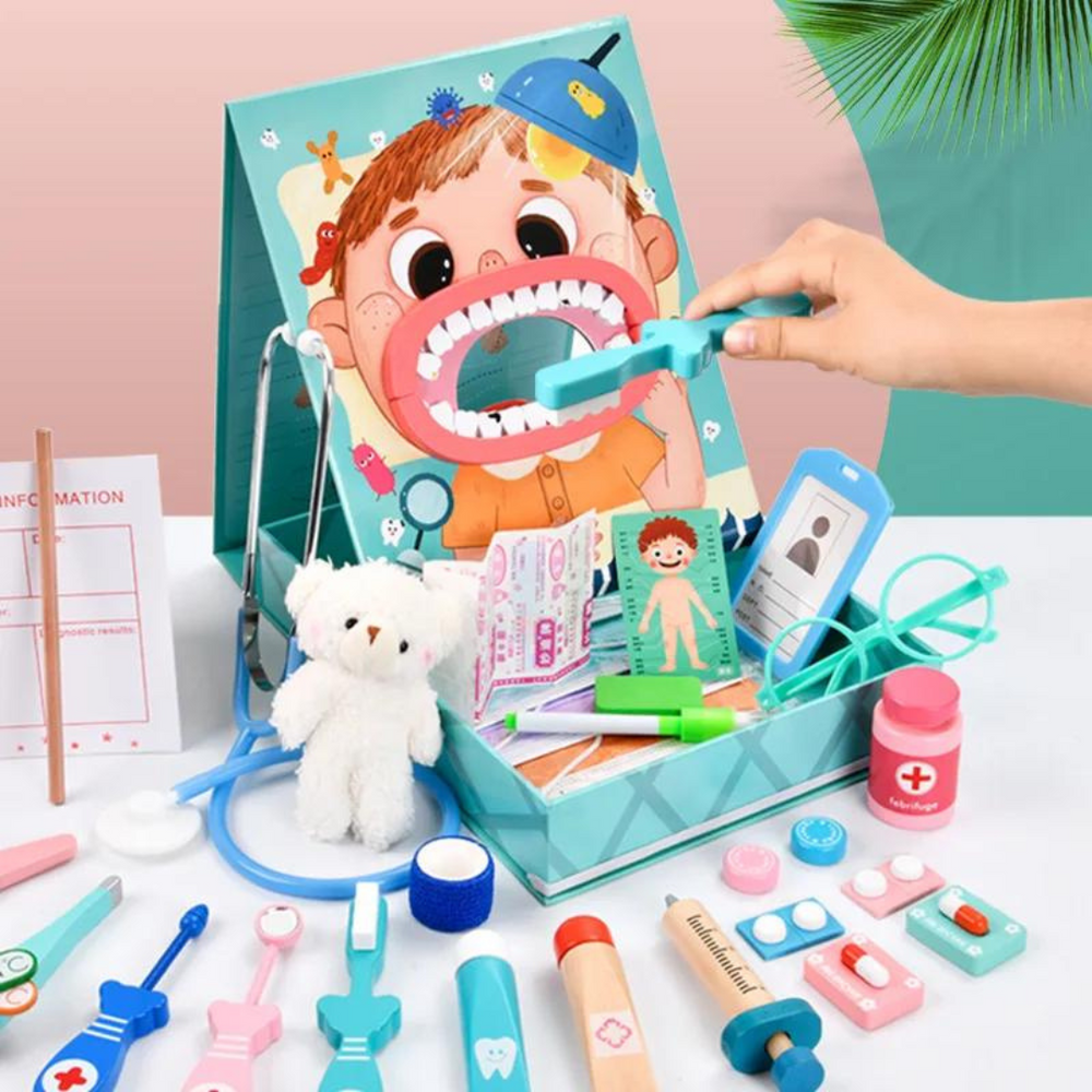 Tandarts Speelset voor Kinderen – Educatief Dokter Speelgoed & Rollenspel 3+ Jaar