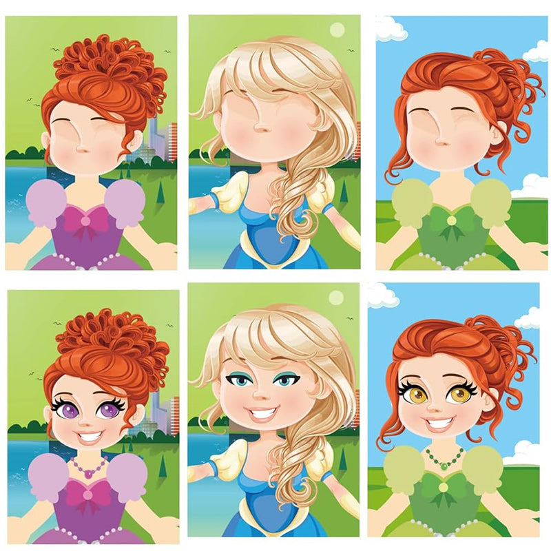 Prinsessen Dress-Up Stickers voor Kinderen – Creatieve Outfits & DIY Kledingstickers
