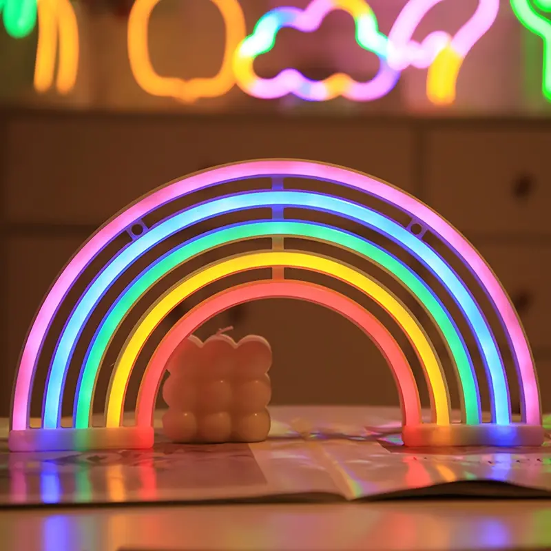 Luminia Rainbow Nachtlamp – Magisch Nachtlicht voor Kinderen