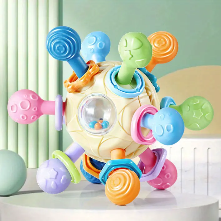 Bubble Busy Speelbal voor Baby’s – Zintuiglijk & Veilig BPA-vrij Speelgoed