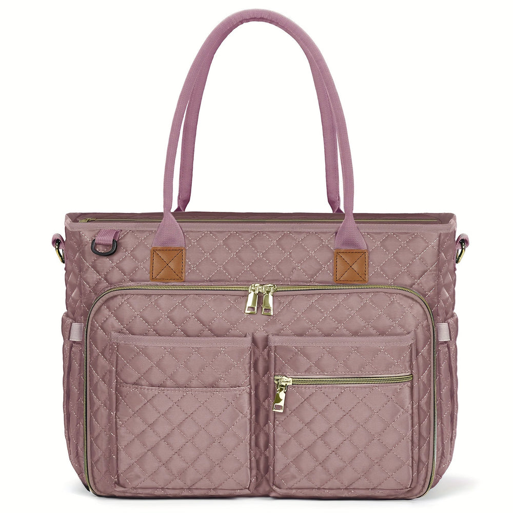 Laptoptas dames 15,6 inch gevoerd – crossbody, isolerend vak, trolleyband | werktas