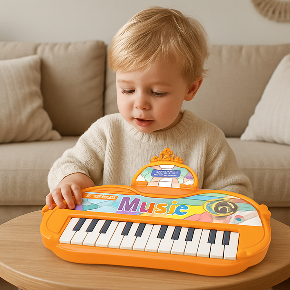 Elektronische Kinderpiano 13 Toetsen – Educatief Muziekspel voor Kinderen