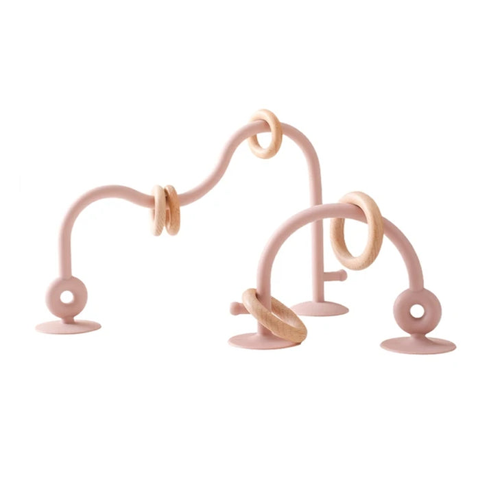 Stacky Fun Siliconen Ring Tafelspel – Educatief Speelgoed voor Baby’s en Peuters