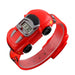Auto Horloge - Jongens, Rood/Blauw/Geel/Zwart, Siliconen Band, 21 cm-More For Mini