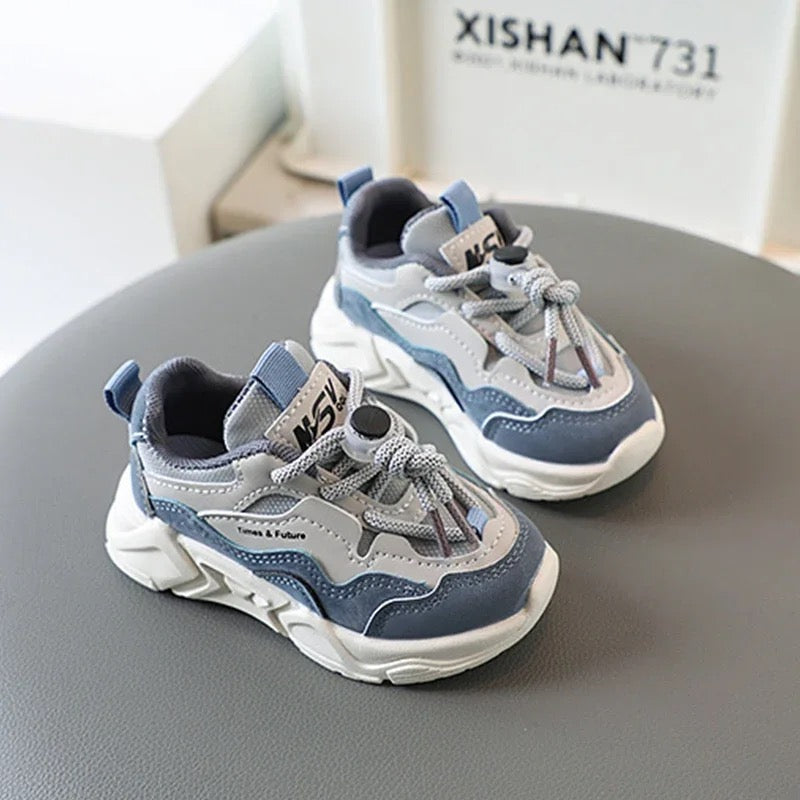 Kindersneakers Maat 21-28 – Lichtgewicht & Ademend | Elastische Veters Sportschoenen