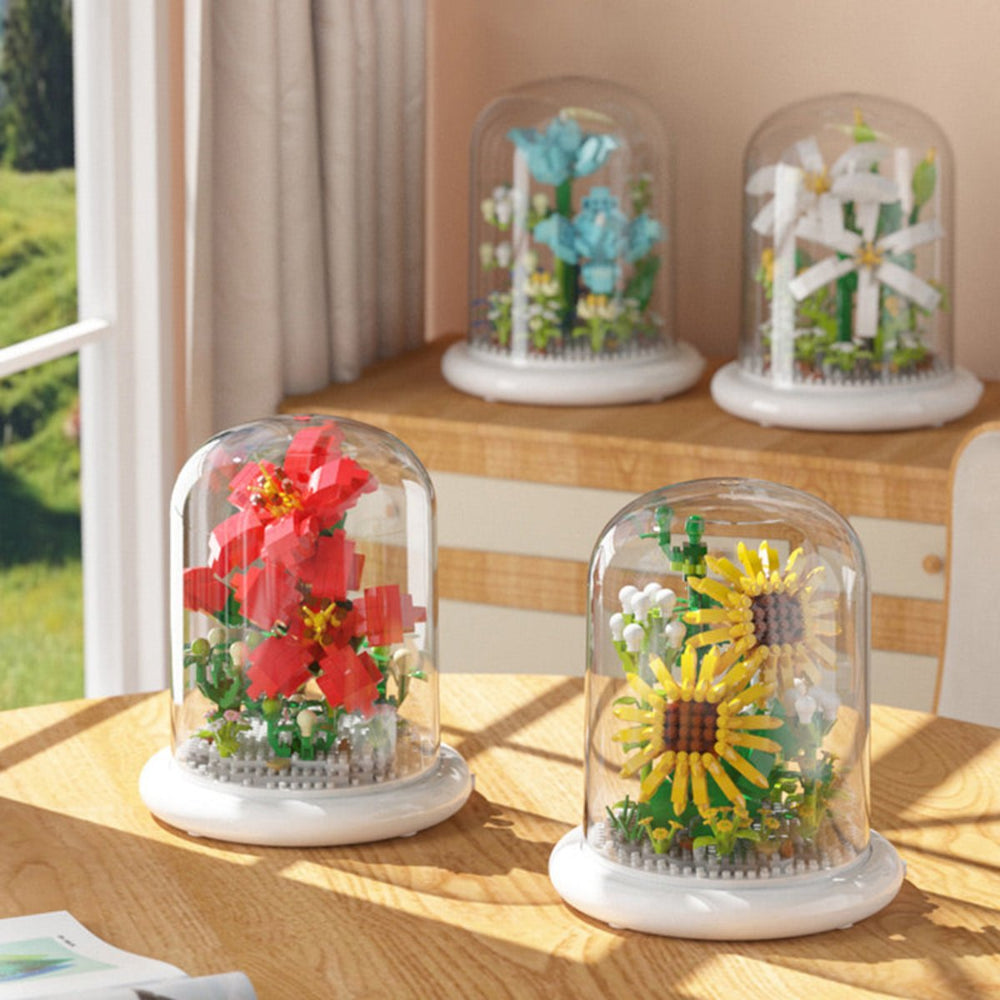 Botanische Bloemen Bouwset voor Kinderen – FloraForge Botanical Kit Creatieve Decoratie 14+