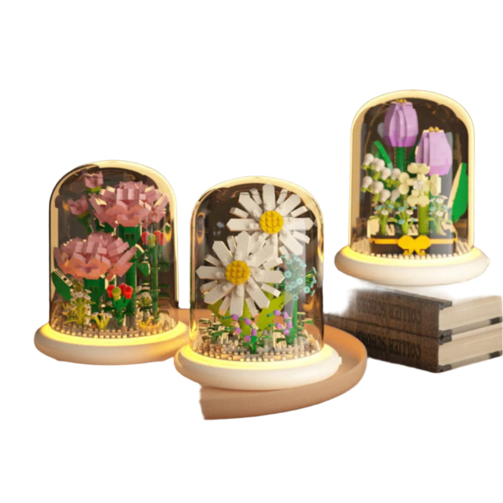 Botanische Bloemen Bouwset voor Kinderen – FloraForge Botanical Kit Creatieve Decoratie 14+