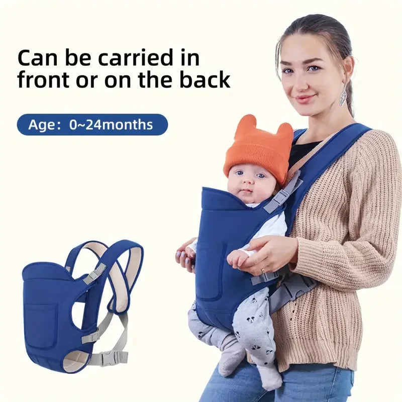 ParentNest CarryEase 4-in-1 Baby Draagzak – Ergonomisch, Comfortabel & Handenvrij voor Pasgeborenen tot 36 Maanden