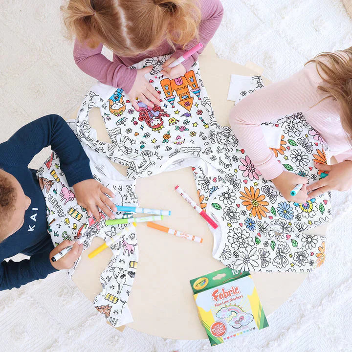 Kleur Pyjama Kind – DIY Pyjama Set met Textielstiften (3–8 Jaar)