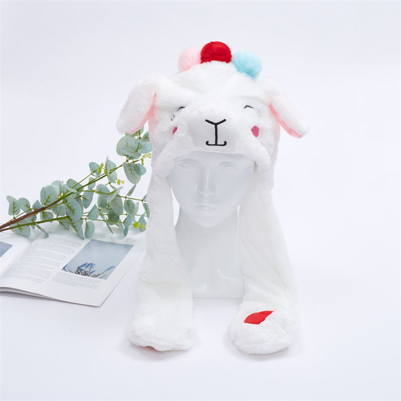 Interactieve Hoed met Beweegbare Oren – Zachte Pluche Winterhoed voor Kinderen & Volwassenen | Perfect voor Cosplay, Feest & Cadeau