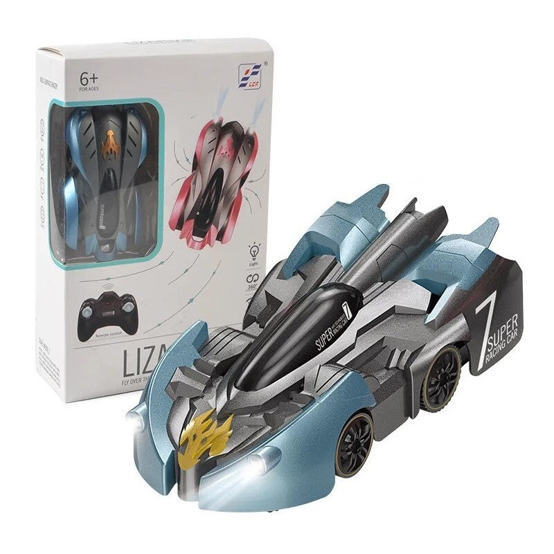 VerticalRover RC Auto – Stuntauto voor Muren & Plafonds met LED en Afstandsbediening