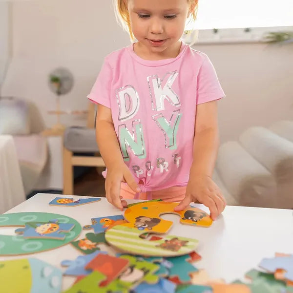 Montessori Cijferpuzzel voor Kinderen – Leer Tellen met Sensorische Getallen