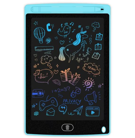 LCD Schrijftablet voor Kinderen – Herbruikbaar Digitaal Tekenbord met Wisfunctie – Ideaal voor Tekenen, Schrijven & Leren