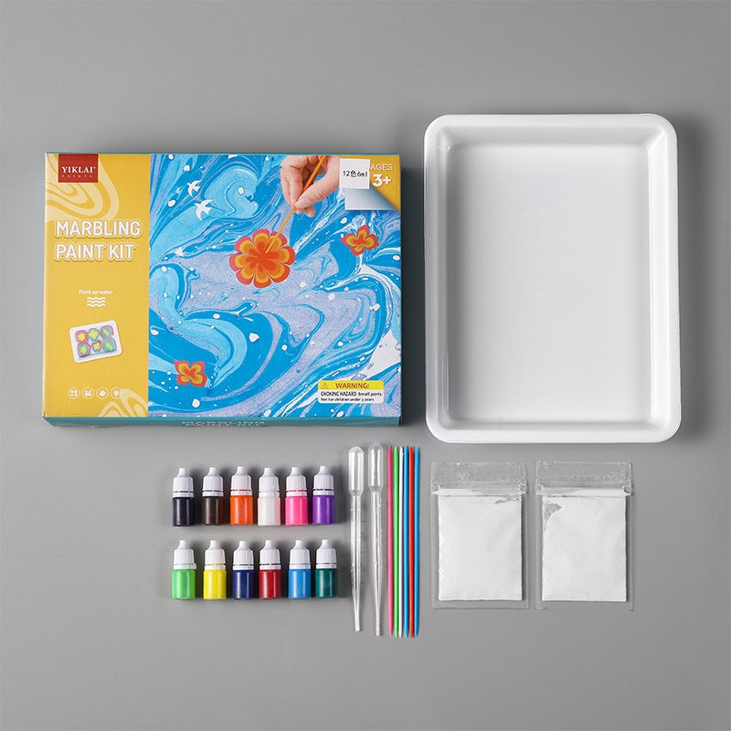 AquaMira Marble Art Kit – Complete Water Marmer Verf Set voor Unieke Creaties