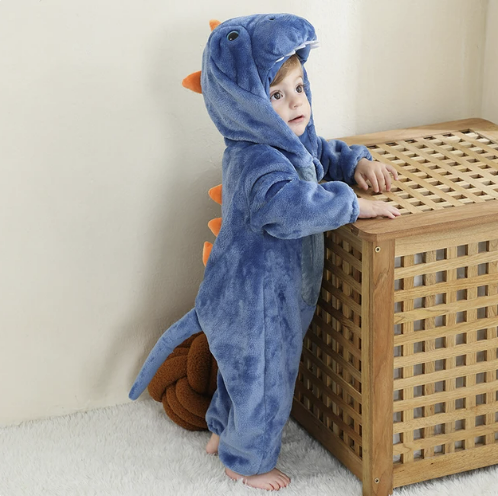 Baby Onesie met Schattig Dierenprint – Comfortabel & Ademend