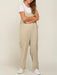 Zwangerschapsjumpsuit met grote zakken – loose fit, rekbare katoenmix | positiekleding
