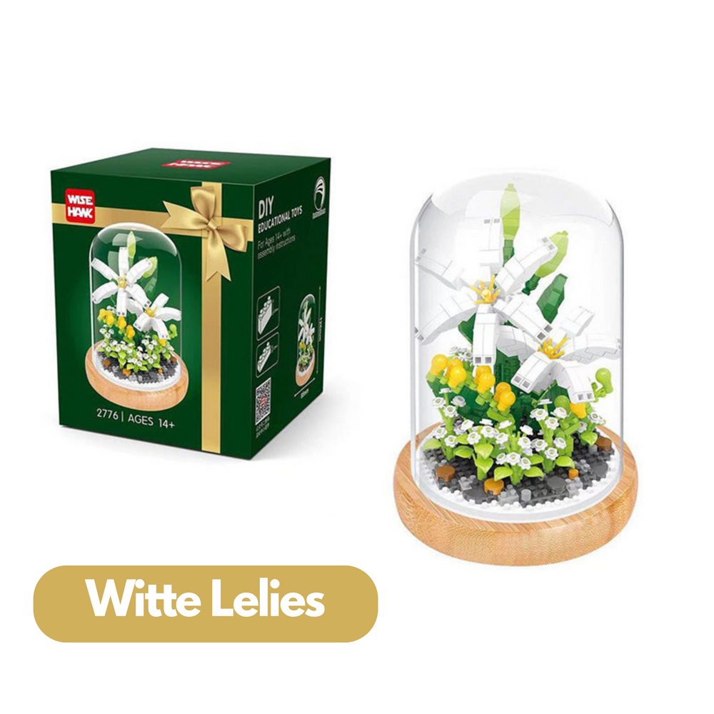 Botanische Bloemen Bouwset voor Kinderen – FloraForge Botanical Kit Creatieve Decoratie 14+