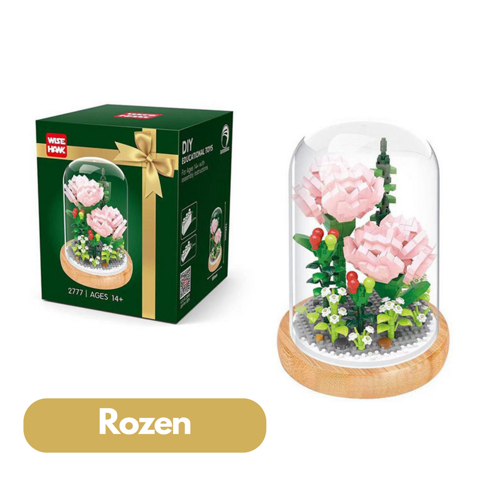 Botanische Bloemen Bouwset voor Kinderen – FloraForge Botanical Kit Creatieve Decoratie 14+
