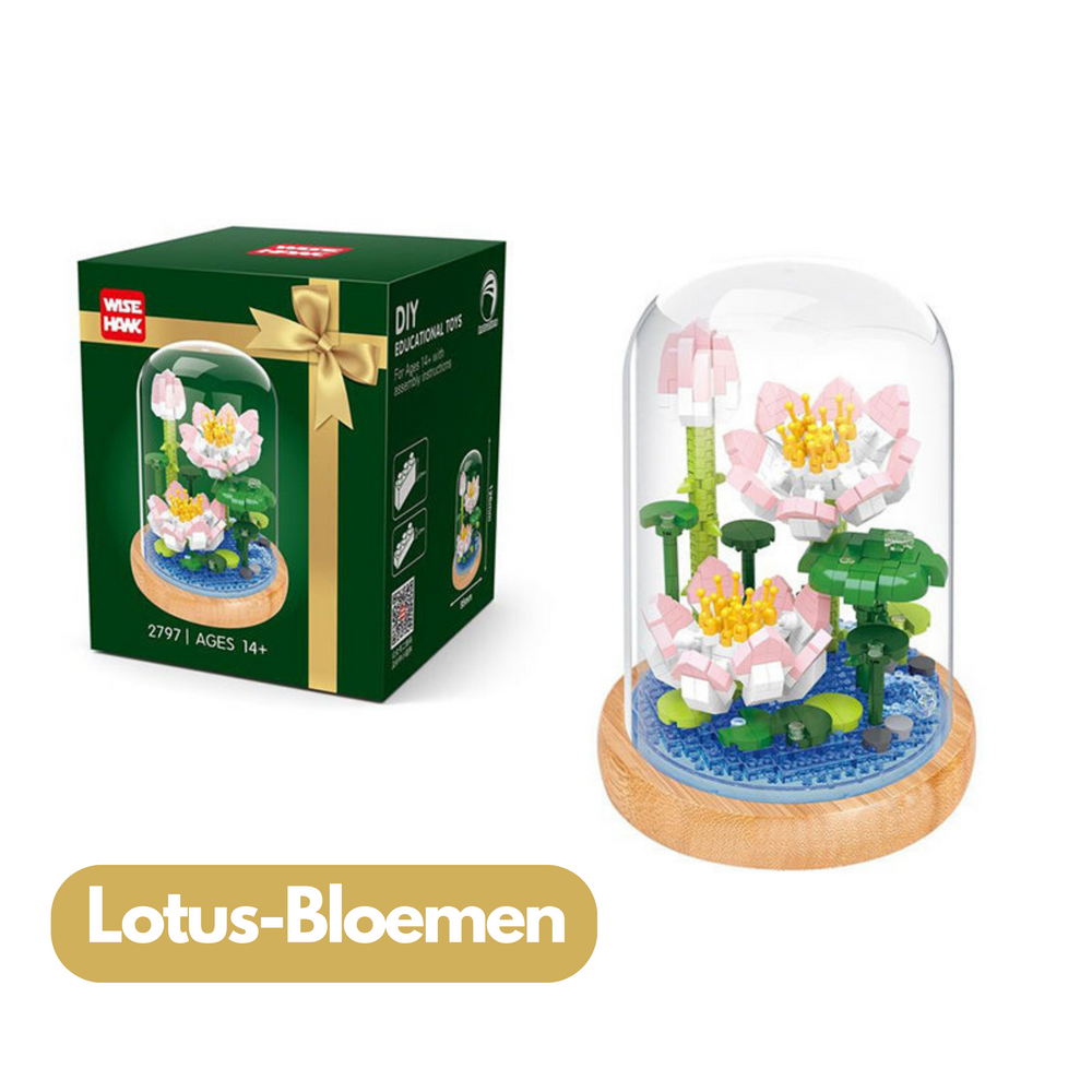 Botanische Bloemen Bouwset voor Kinderen – FloraForge Botanical Kit Creatieve Decoratie 14+