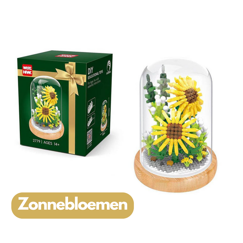 Botanische Bloemen Bouwset voor Kinderen – FloraForge Botanical Kit Creatieve Decoratie 14+