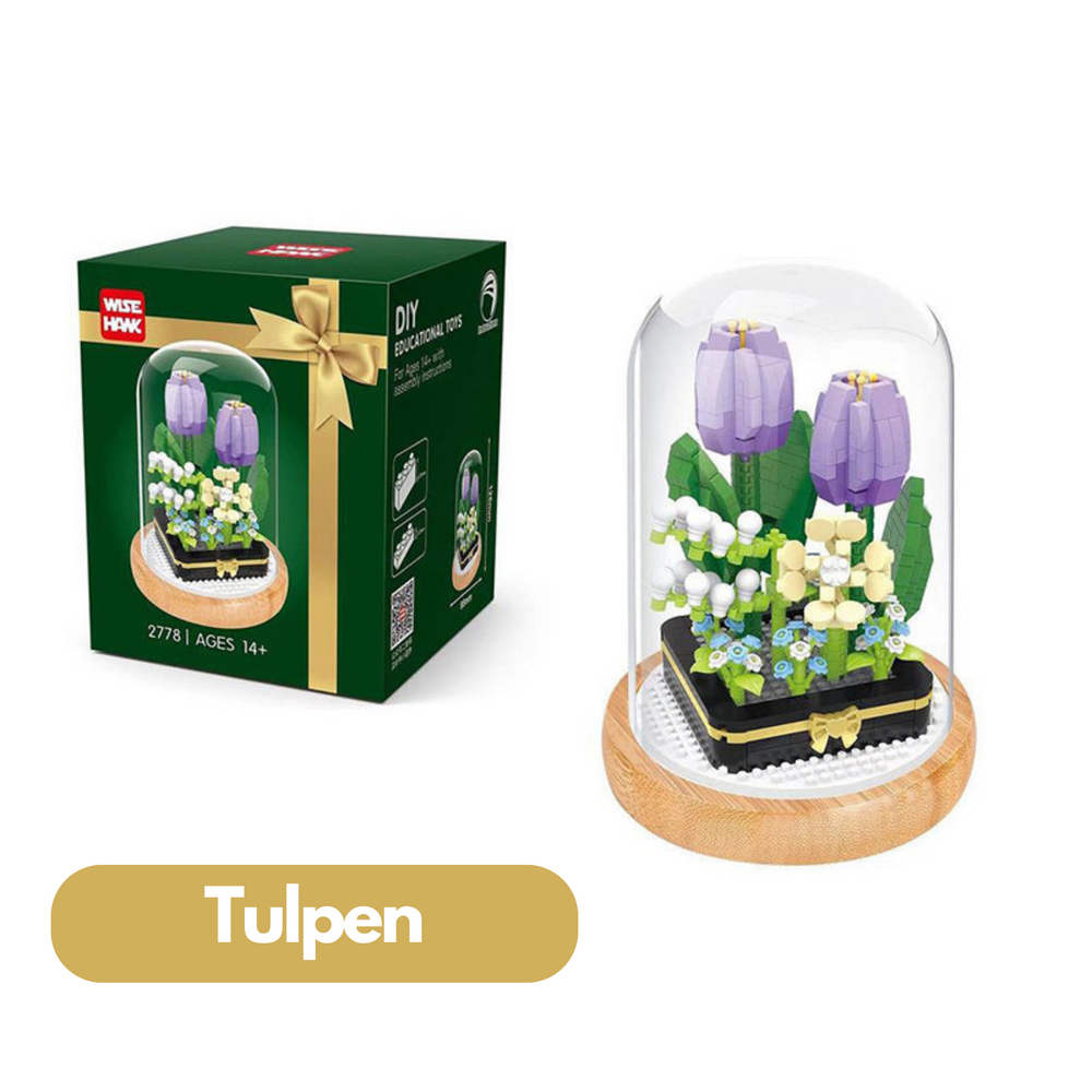 Botanische Bloemen Bouwset voor Kinderen – FloraForge Botanical Kit Creatieve Decoratie 14+