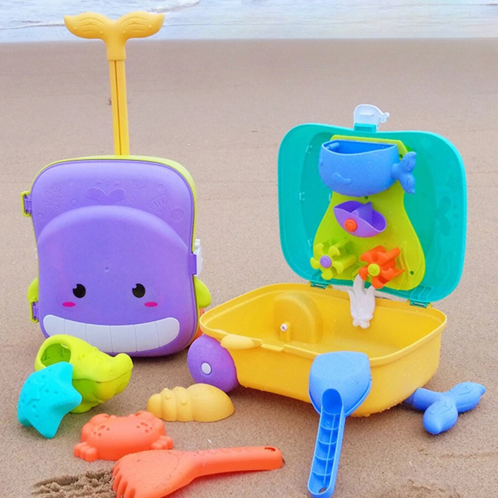 Strandspeelgoed Trolley voor Kinderen – Complete Set voor Zandplezier – Sunplay Zandavontuur