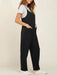 Zwangerschapsjumpsuit met grote zakken – loose fit, rekbare katoenmix | positiekleding