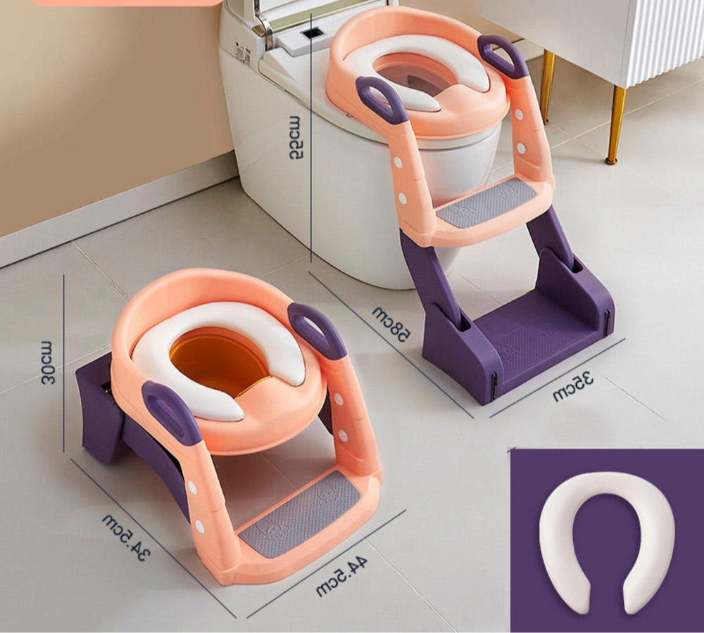 Toilettrainer met Trapje voor Peuters – Veilige Zindelijkheidstraining Thuis