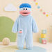 Kinder-onesie met monsterdesign en capuchon – zachte stof, ruime pasvorm | verkleedpak