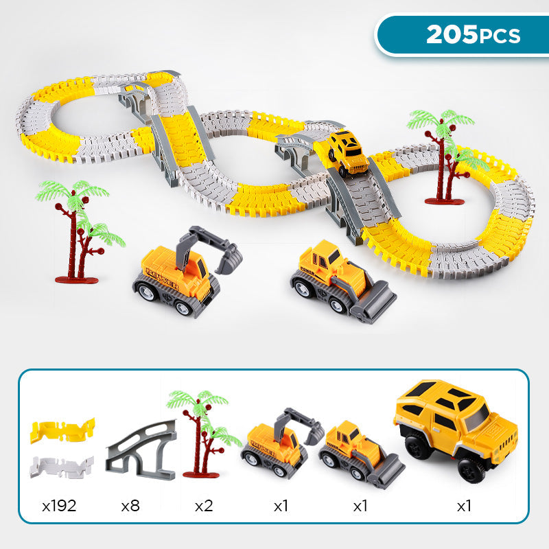 Flexibele Speelgoed Spoorbaan – Bouw Je Eigen Rails met Creatieve Track Set