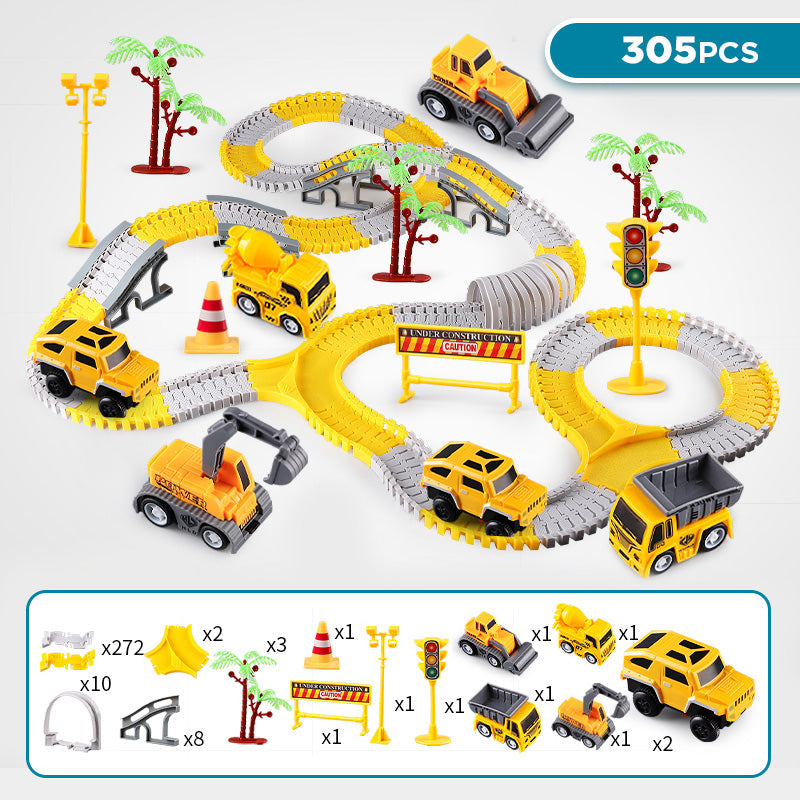Flexibele Speelgoed Spoorbaan – Bouw Je Eigen Rails met Creatieve Track Set