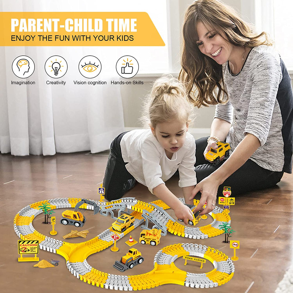 Flexibele Speelgoed Spoorbaan – Bouw Je Eigen Rails met Creatieve Track Set