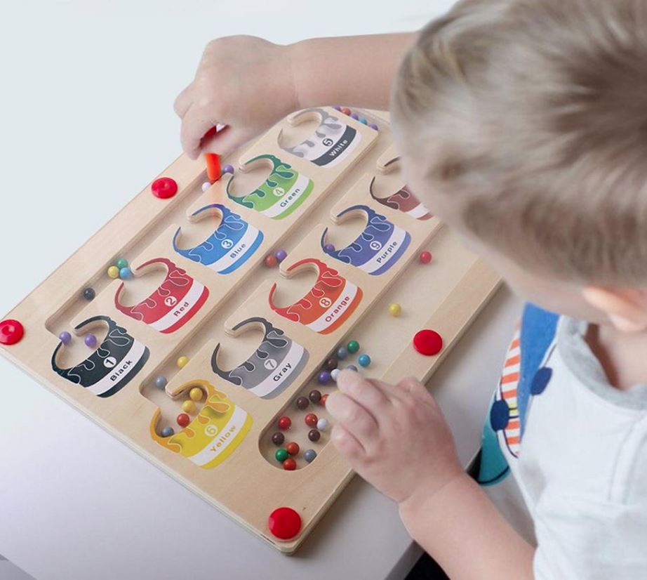 CountiMaze Magnetisch Educatief Speelgoed Puzzel – Tellen, Kleurherkenning & Fijne Motoriek voor Kinderen 1-6 Jaar