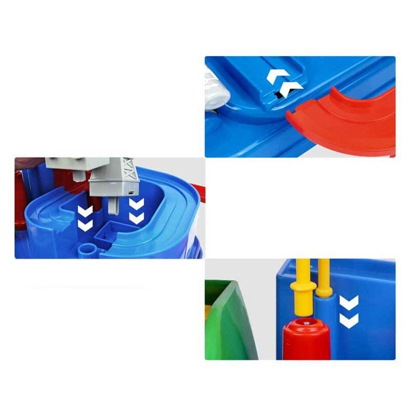 Auto Speelbaan Kind – 2-in-1 Interactieve Racebaan met Obstakels & Voertuigen (3+)