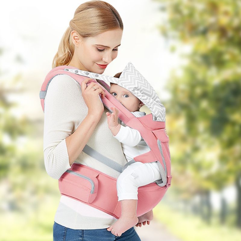 Ergonomische 3-in-1 Baby Draagzak – Comfortabel & Ademend voor Ouders en Kind