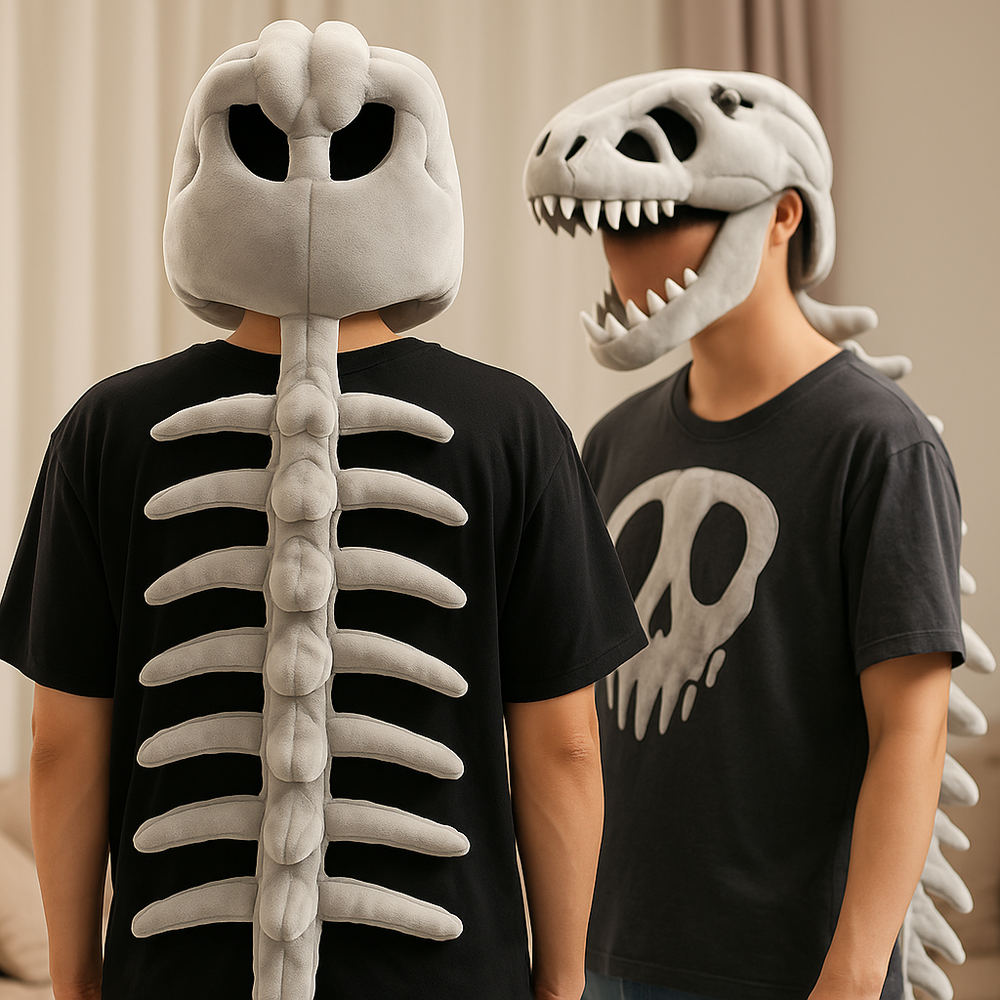 Dino Kostuum Kind – Zacht Verkleedpak met Staart & Kap (3+)