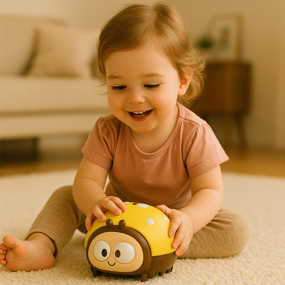Lieveheersbeestje ballonspeelgoed voor baby's - Rood of Geel - Veilig & Educatief