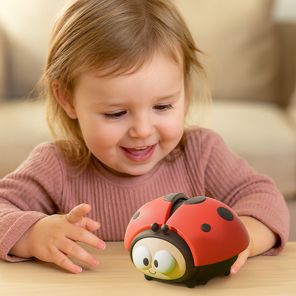 Lieveheersbeestje ballonspeelgoed voor baby's - Rood of Geel - Veilig & Educatief